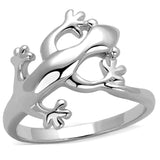 3W858 - Rhodium Brass Ring with No Stone - Alamode - Flyclothing LLC