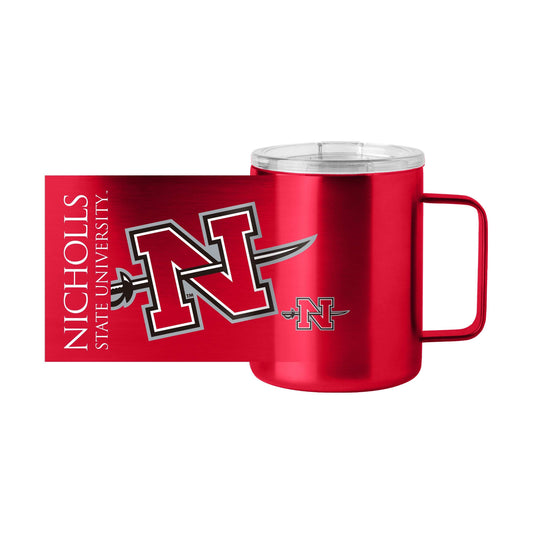 Nicholls State 15oz Hype Stainless Mug - Logo Brands - Flyclothing LLC