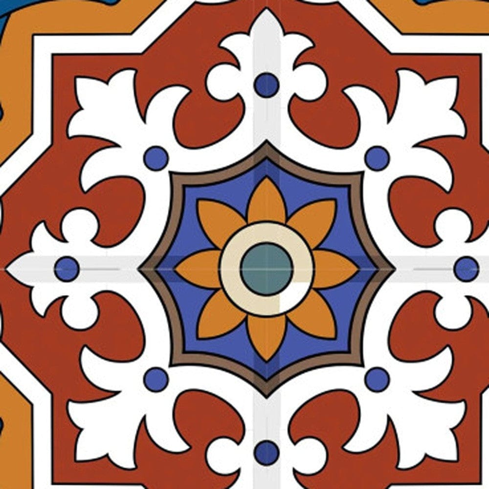 6" X 6" Old World Ole Peel and Stick Tiles - Homeroots - Flyclothing LLC