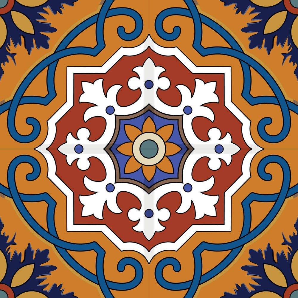 7" X 7" Old World Ole Peel and Stick Tiles - Homeroots - Flyclothing LLC