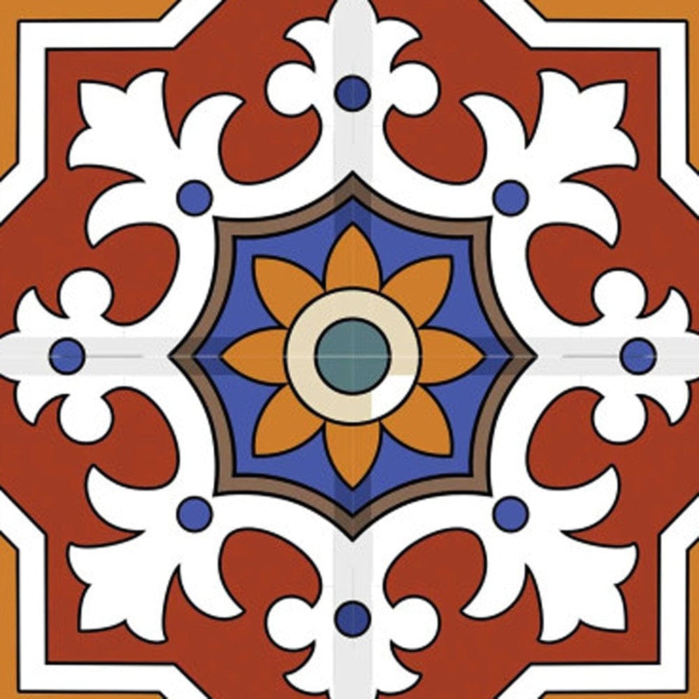 7" X 7" Old World Ole Peel and Stick Tiles - Homeroots - Flyclothing LLC