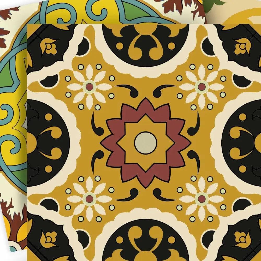 5" X 5" Auguri Mix Peel and Stick Removable Tiles - Homeroots