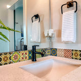 7" X 7" Auguri Mix Peel and Stick Removable Tiles - Homeroots