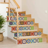 8" X 8" Auguri Geo Peel and Stick Removable Tiles - Homeroots