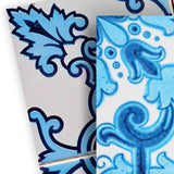 7" X 7" Mediterranean Blues Mosaic Peel and Stick Tiles - Homeroots - Flyclothing LLC