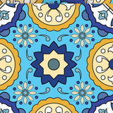 7" X 7" Aqua Floral Peel and Stick Removable Tiles - Homeroots