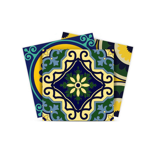 7" X 7" Euro Mosaic Peel and Stick Removable Tiles - Homeroots