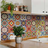 4" X 4" Mediterra Mosaic Peel and Stick Tiles - Homeroots - Flyclothing LLC