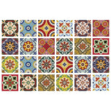 8" X 8" Mediterra Mosaic Peel and Stick Tiles - Homeroots - Flyclothing LLC