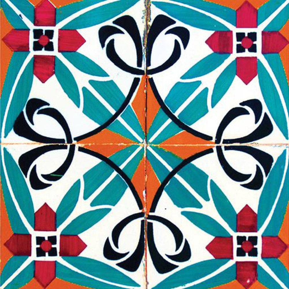 4" X 4" Terra Agra Peel And Stick Removable Tiles - Homeroots