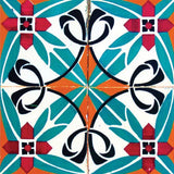 7" X 7" Terra Agra Peel And Stick Removable Tiles - Homeroots