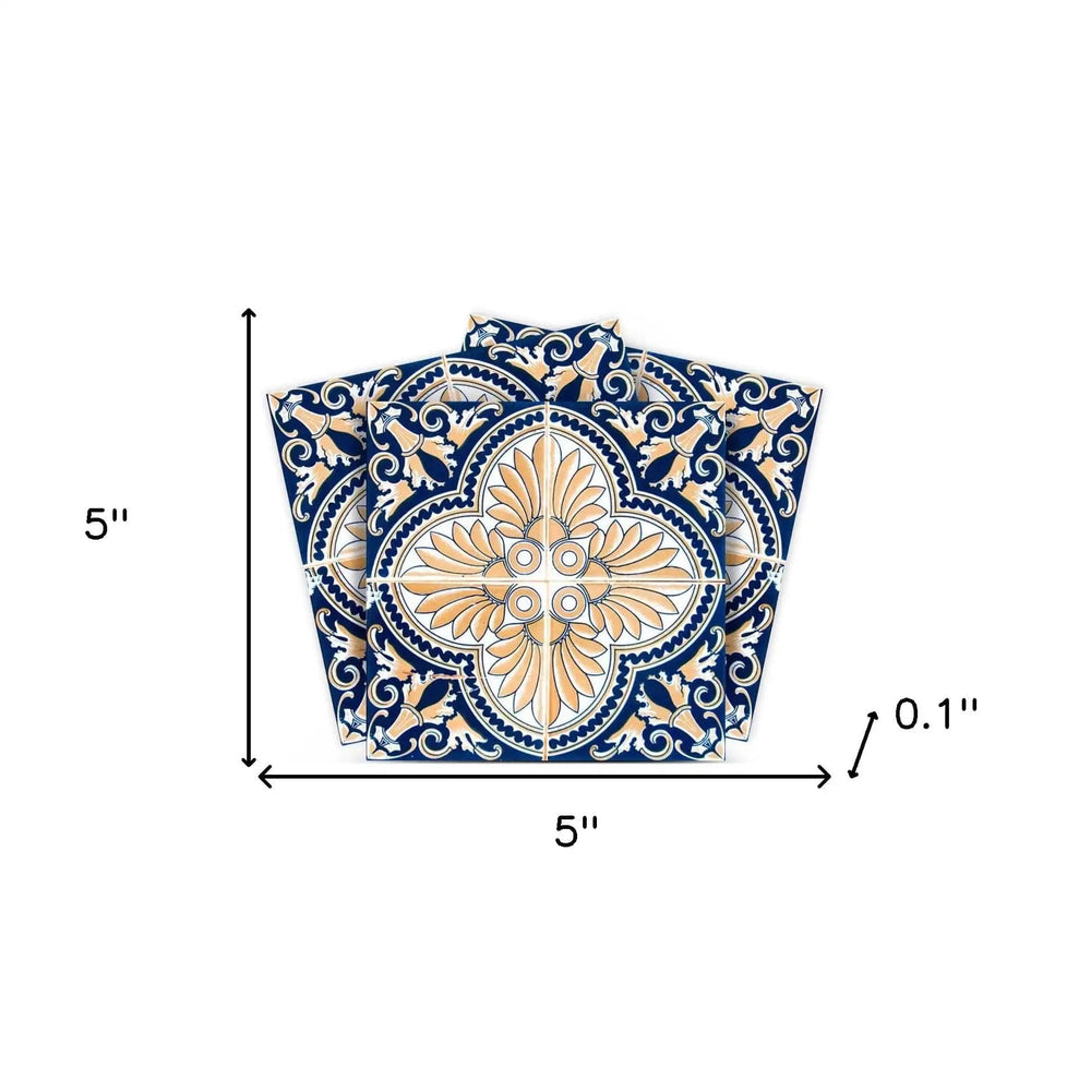 5" X 5" Nelly Peel And Stick Removable Tiles - Homeroots