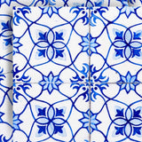 5" X 5" Blue Micro Peel And Stick Removable Tiles - Homeroots