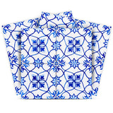 5" X 5" Blue Micro Peel And Stick Removable Tiles - Homeroots