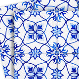 7" X 7" Blue Micro Peel And Stick Removable Tiles - Homeroots