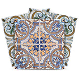 4" X 4" Muted Pastel Kyla Peel And Stick Tiles - Homeroots - Flyclothing LLC