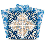 4" X 4" Blue Taupe Tobi Peel And Stick Tiles - Homeroots - Flyclothing LLC