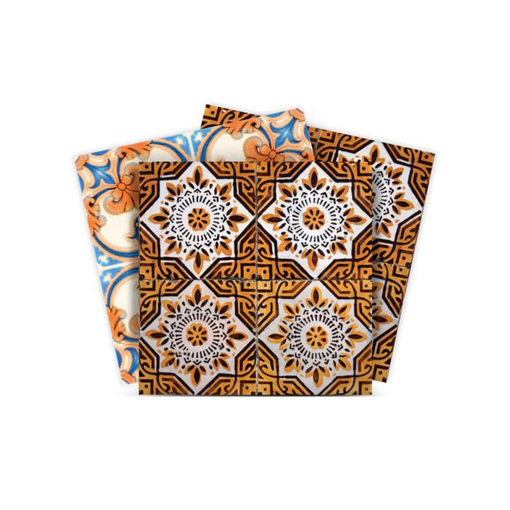 7" X 7" Bella Terra Peel And Stick Removable Tiles - Homeroots