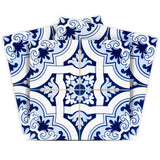 6" X 6" Blue Mia Gia Peel And Stick Removable Tiles - Homeroots