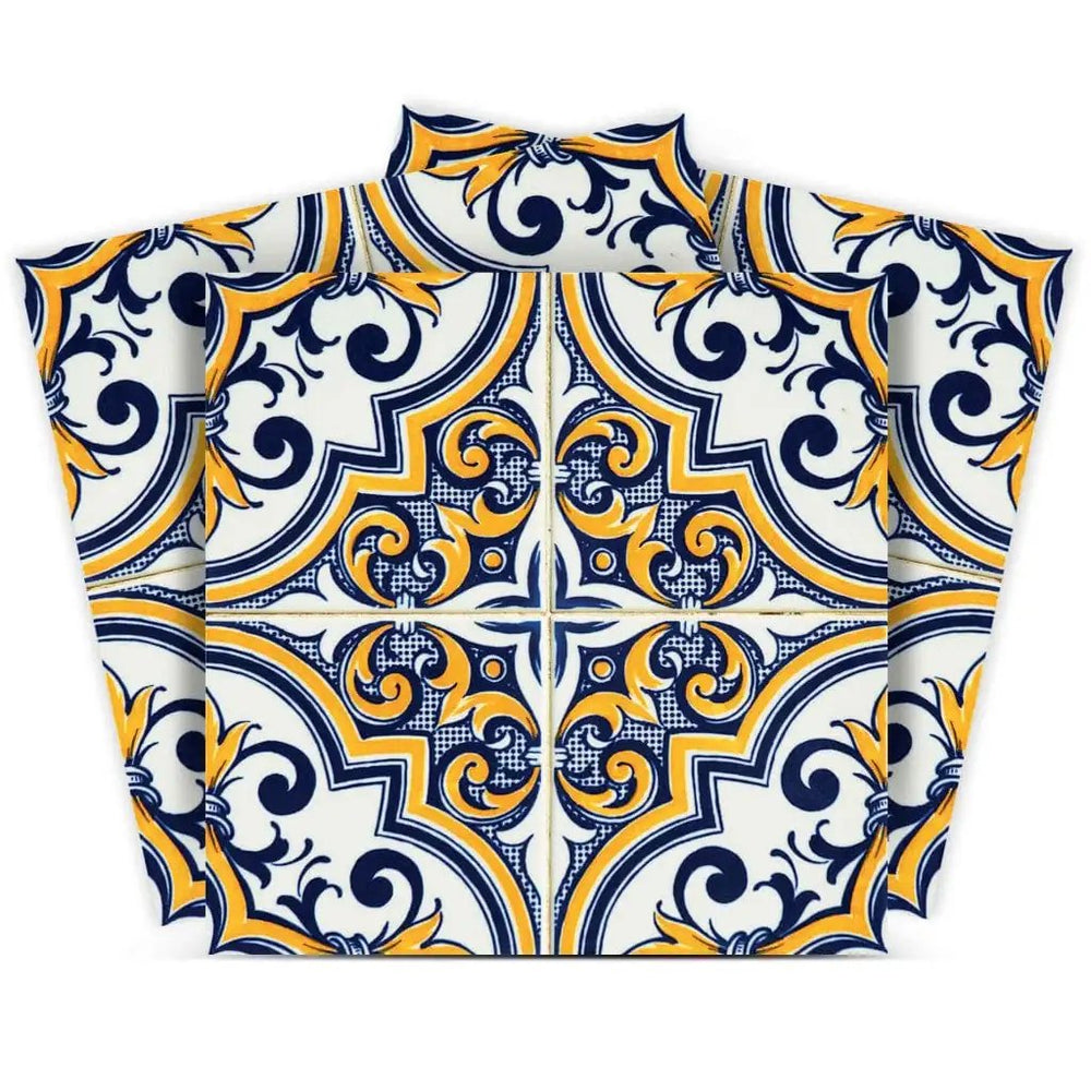 7" X 7" Neutral Gina Peel And Stick Removable Tiles - Homeroots