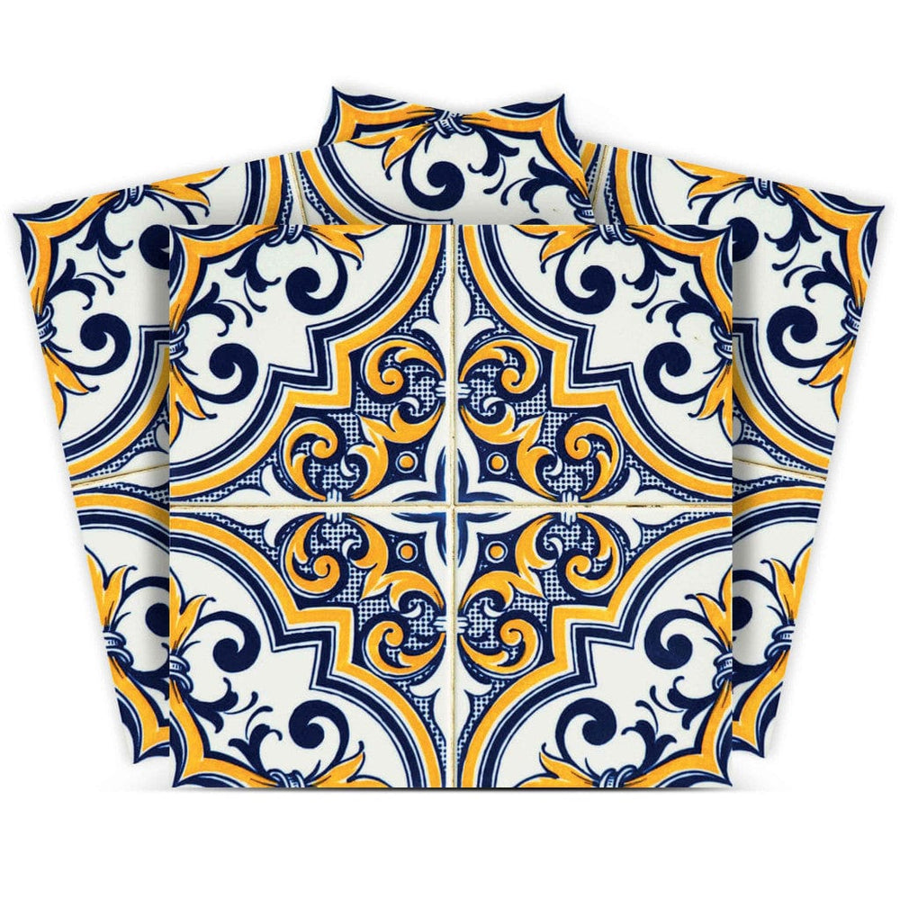 8" X 8" Neutral Gina Peel And Stick Removable Tiles - Homeroots