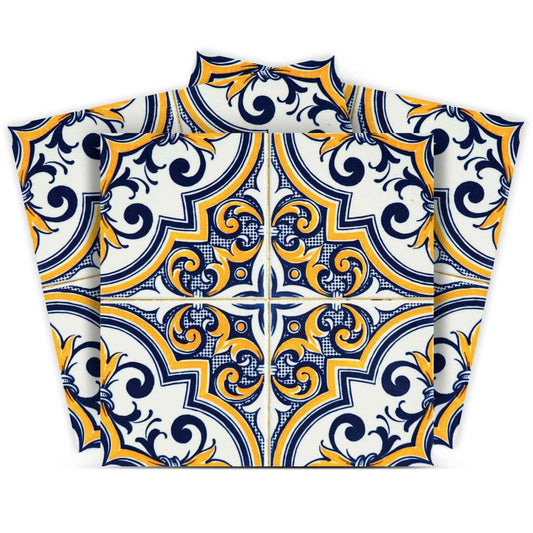 8" X 8" Neutral Gina Peel And Stick Removable Tiles - Homeroots