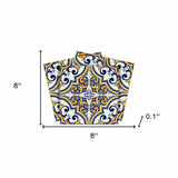 8" X 8" Neutral Gina Peel And Stick Removable Tiles - Homeroots