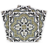 8" X 8" Vintage Aegean Removable Peel and Stick Tiles - Homeroots - Flyclothing LLC