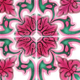 5" X 5" Rosa Pink Lea Removable Peel and Stick Tiles - Homeroots - Flyclothing LLC