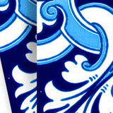 5" X 5" Blue Bali Removable Peel and Stick Tiles - Homeroots - Flyclothing LLC