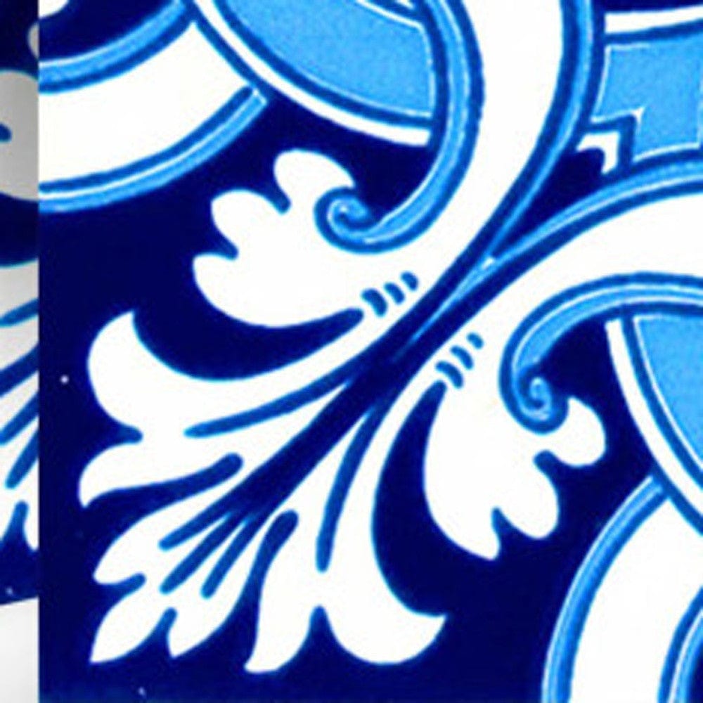 8" X 8" Blue Bali Removable Peel and Stick Tiles - Homeroots - Flyclothing LLC