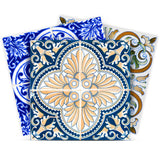 4" X 4" Bella Mix Mosaic Removable Peel And Stick Tiles - Homeroots