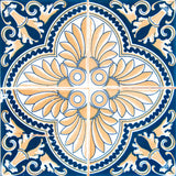 5" X 5" Bella Mix Mosaic Removable Peel and Stick Tiles - Homeroots