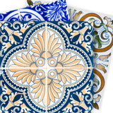 5" X 5" Bella Mix Mosaic Removable Peel and Stick Tiles - Homeroots