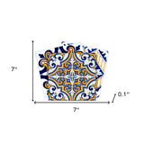 7" X 7" Addison Multi Mosaic Peel and Stick Tiles - Homeroots - Flyclothing LLC