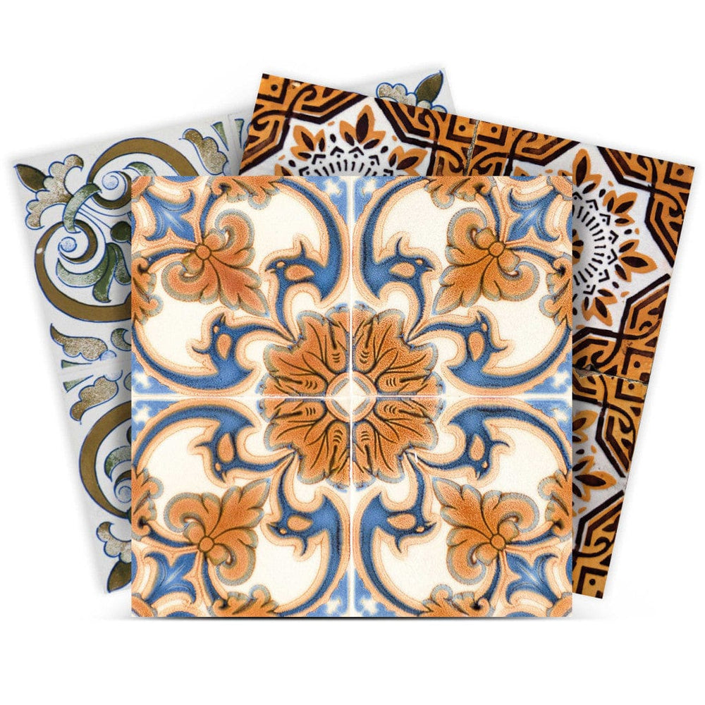 5" X 5" Rustico Linda Removable Peel and Stick Tiles - Homeroots - Flyclothing LLC