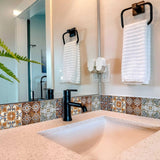 6" X 6" Rustico Linda Removable Peel and Stick Tiles - Homeroots - Flyclothing LLC