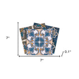 7" X 7" Agean Linda Removable Peel and Stick Tiles - Homeroots - Flyclothing LLC