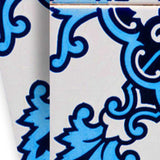 7" X 7" Blue Nelly Removable Peel and Stick Tiles - Homeroots - Flyclothing LLC