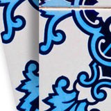 8" X 8" Blue Nelly Removable Peel and Stick Tiles - Homeroots - Flyclothing LLC