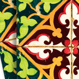 7" X 7" Green Leva Removable Peel and Stick Tiles - Homeroots - Flyclothing LLC