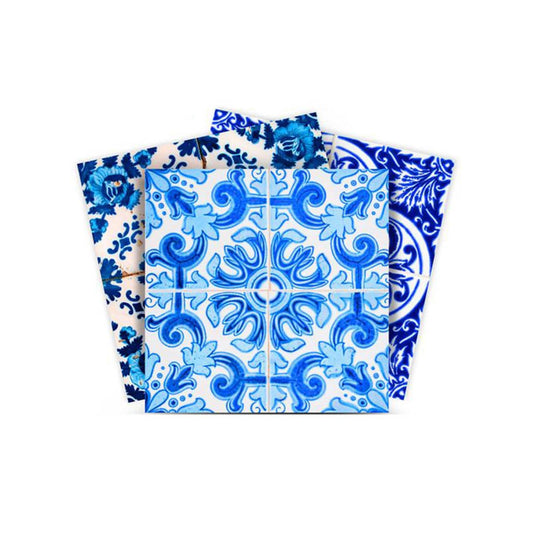 5" X 5" Greta Multi Mosaic Peel and Stick Tiles - Homeroots