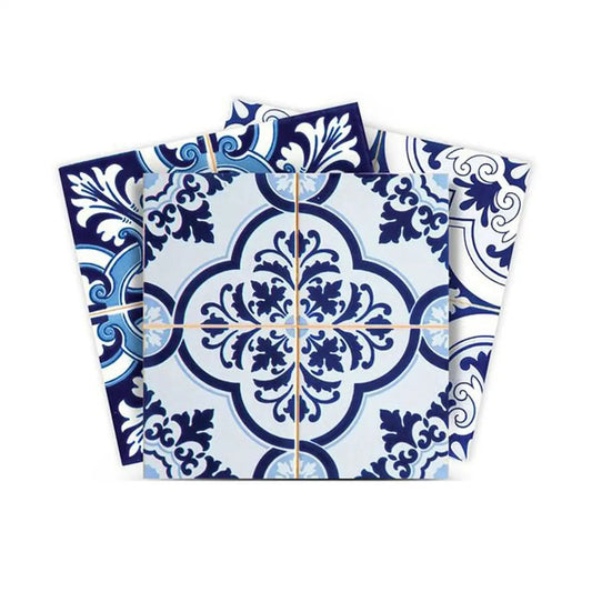 8" X 8" Azul Multi Mosaic Peel and Stick Tiles - Homeroots