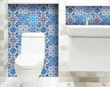 4" X 4" Azul Gianna Peel And Stick Tiles - Homeroots - Flyclothing LLC