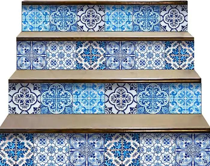 6" X 6" Azul Gianna Peel and Stick Tiles - Homeroots - Flyclothing LLC