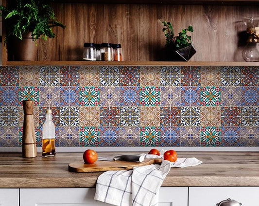 4" X 4" Mancuso Removable Peel And Stick Tiles - Homeroots