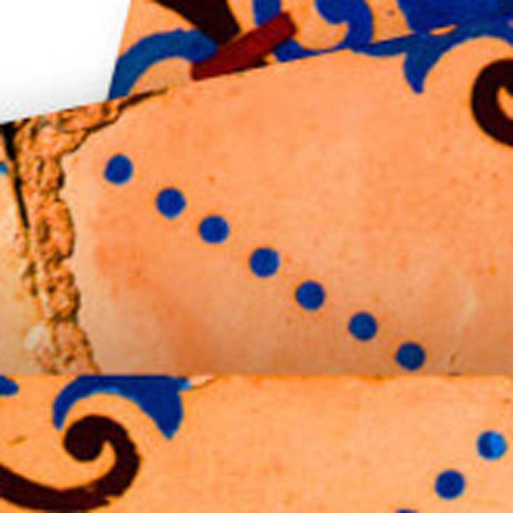 5" X 5" Golden Rio Removable Peel and Stick Tiles - Homeroots - Flyclothing LLC