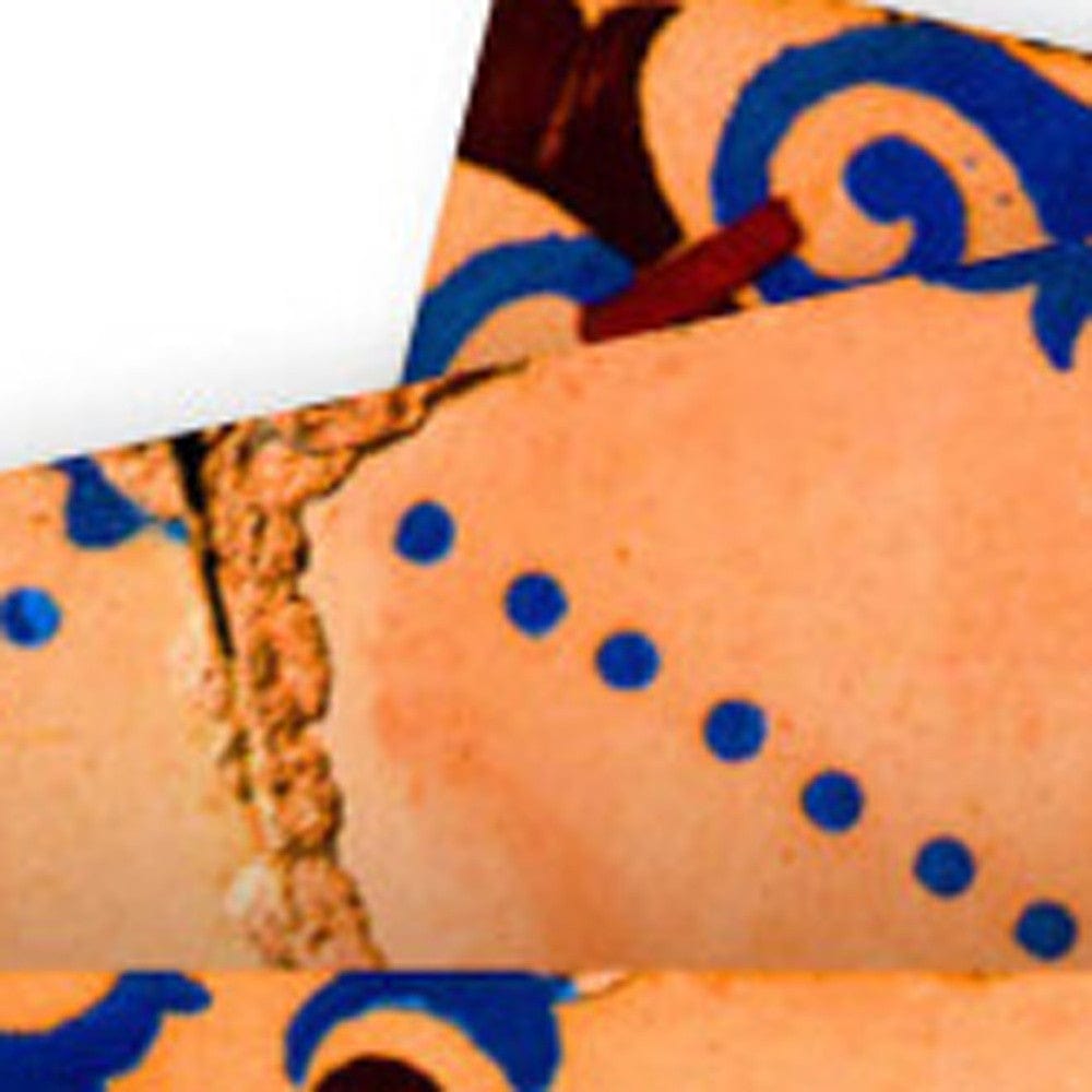 7" X 7" Golden Rio Removable Peel and Stick Tiles - Homeroots - Flyclothing LLC