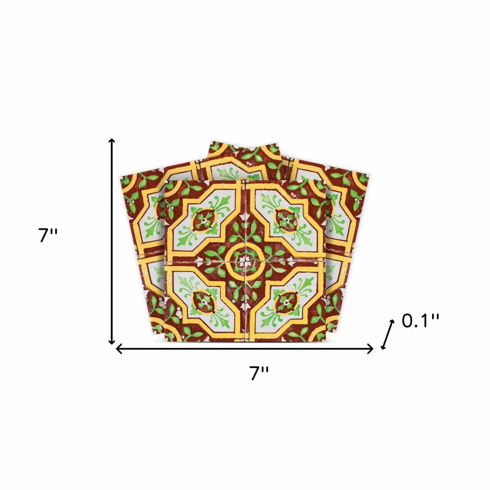 7" X 7" Gloria Removable Peel and Stick Tiles - Homeroots - Flyclothing LLC