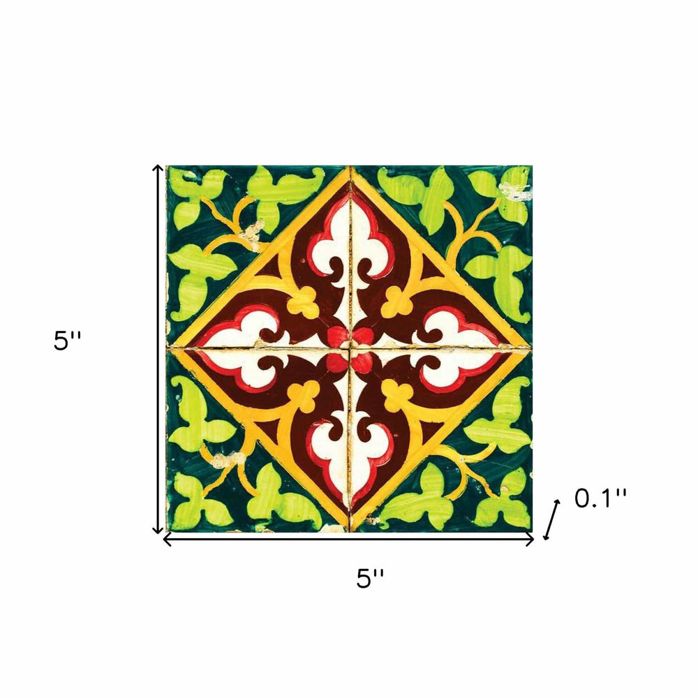 5" X 5" Jessa Mutli Mosaic Peel and Stick Tiles - Homeroots - Flyclothing LLC
